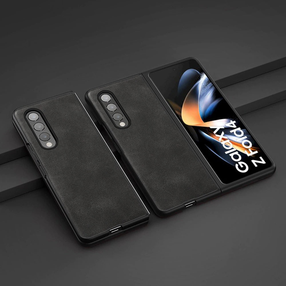 fold 4 case leather