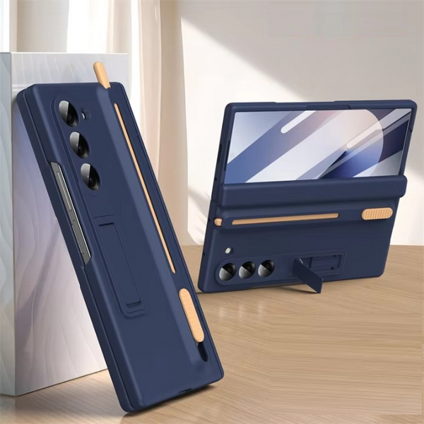 Multi-Functional Hinge Armor Case with S Pen Slot & Kickstand for Galaxy Z Fold6