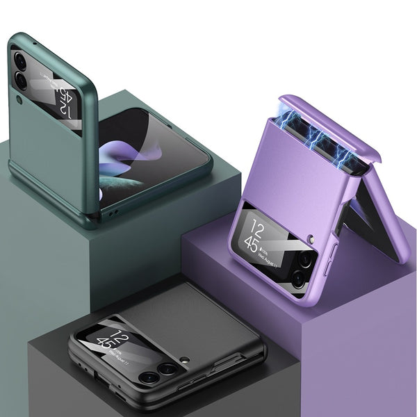 Matte Hard Case With Hinge Protection For Galaxy Z Flip4