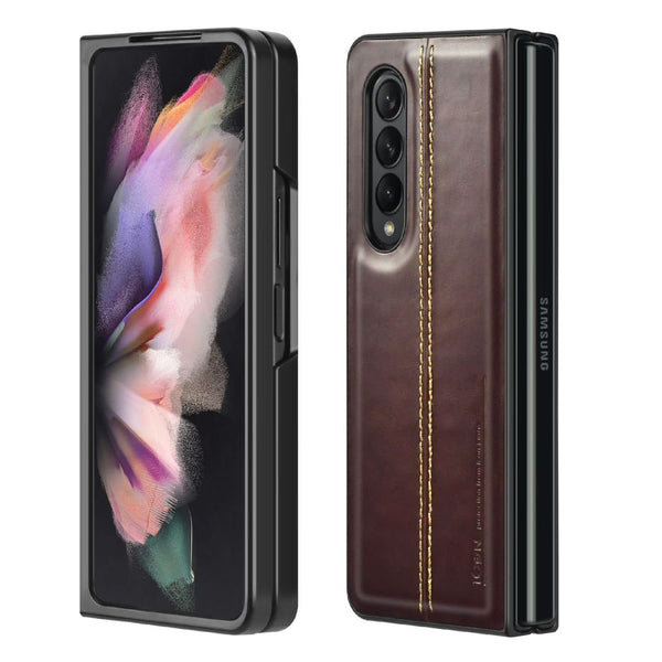 Genuine Leather Case for Galaxy Z Fold4