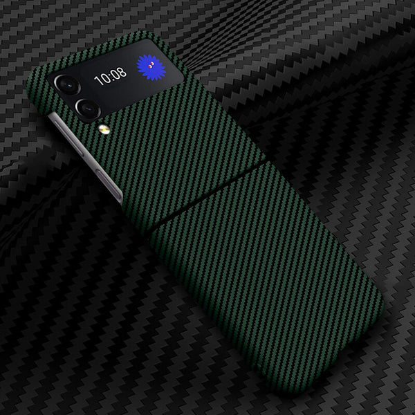 Ultra Thin Carbon Fiber Texture Hard Case For Galaxy Z Flip4