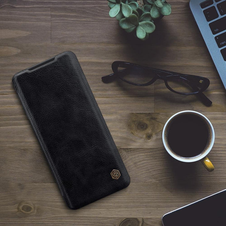 Genuine Leather Flip Case for Samsung Galaxy S21 Ultra